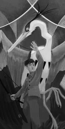 Boy and the heron